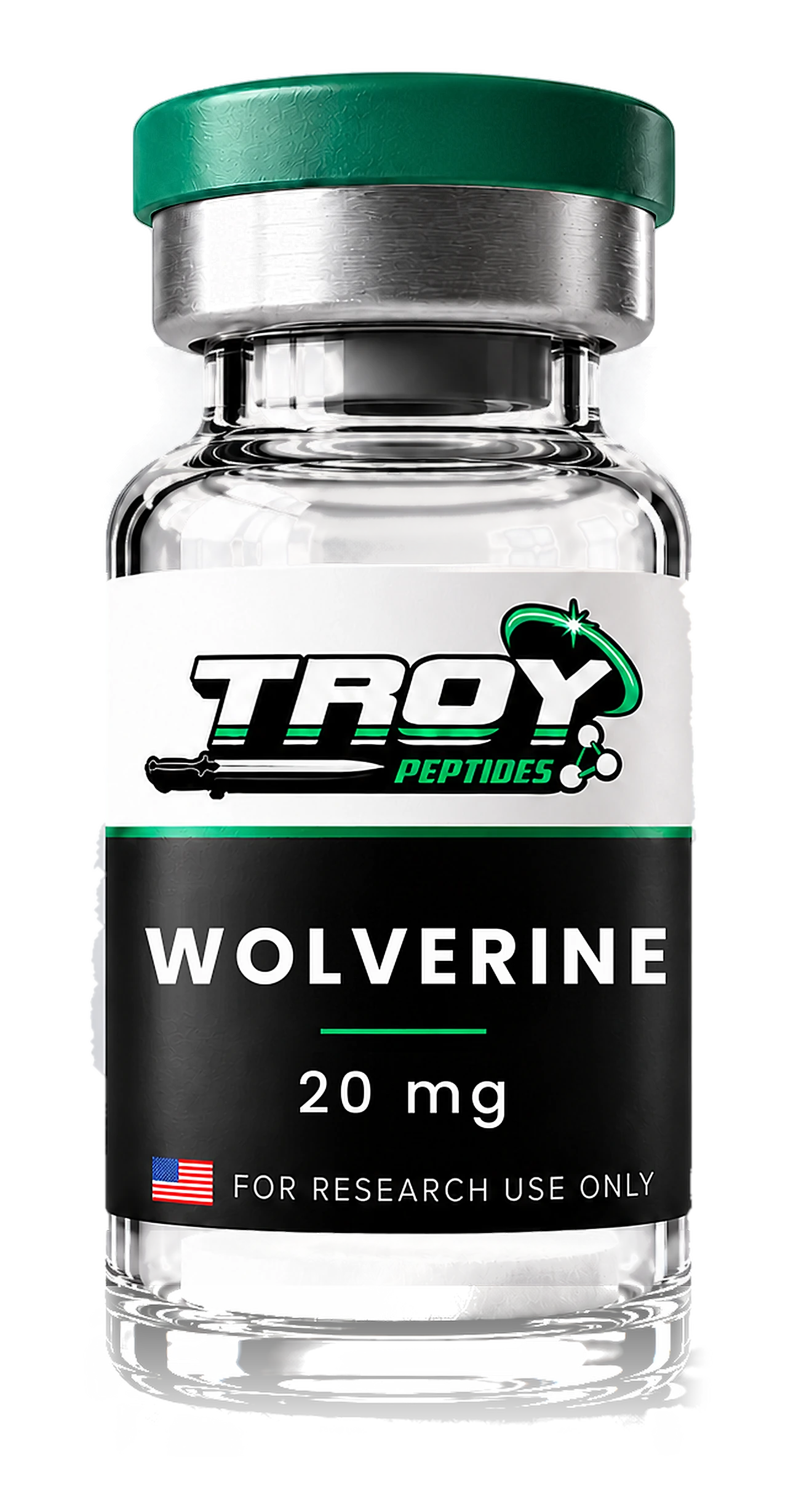 Troy Peptides Wolverine 20 mg research vial