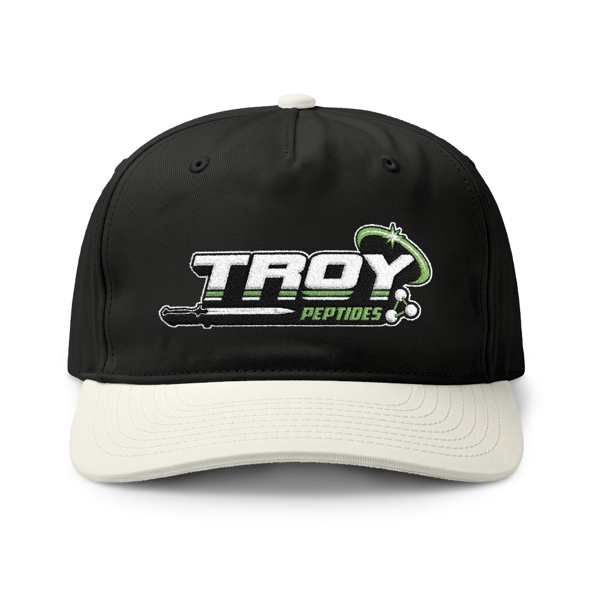 Embroidered Two-Tone Cap